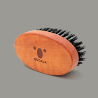 QUOALA® beard brush – 100% natural wild boar bristles – FSC pearwood – made in Germany