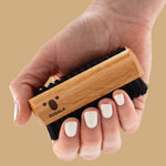 QUOALA® hand & nail brush – double-sided – 100% natural bristles (medium - hard - vegan option) – made in Germany & FSC certified wood