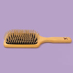 QUOALA® paddle hair brush – wooden pins (hornbeam) & air-cushion – made in Germany & FSC certified wood
