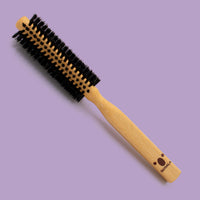 QUOALA® round blow-dry brush (20 mm) – 100% natural bristles – made in Germany & FSC certified wood