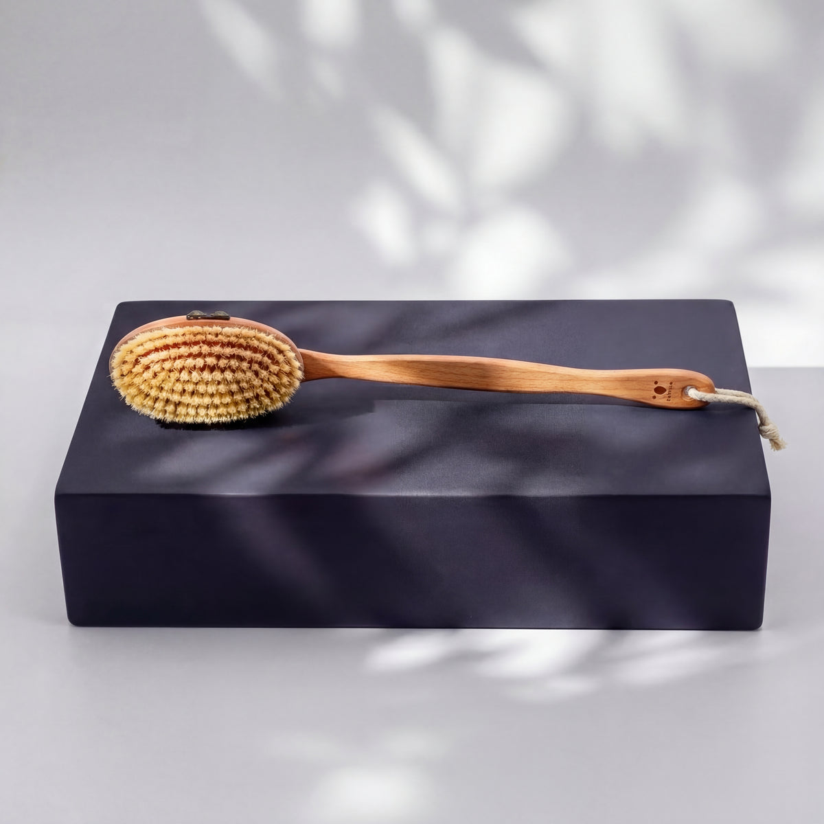 Badebürste (Schweineborsten, weich) – mit Kordel