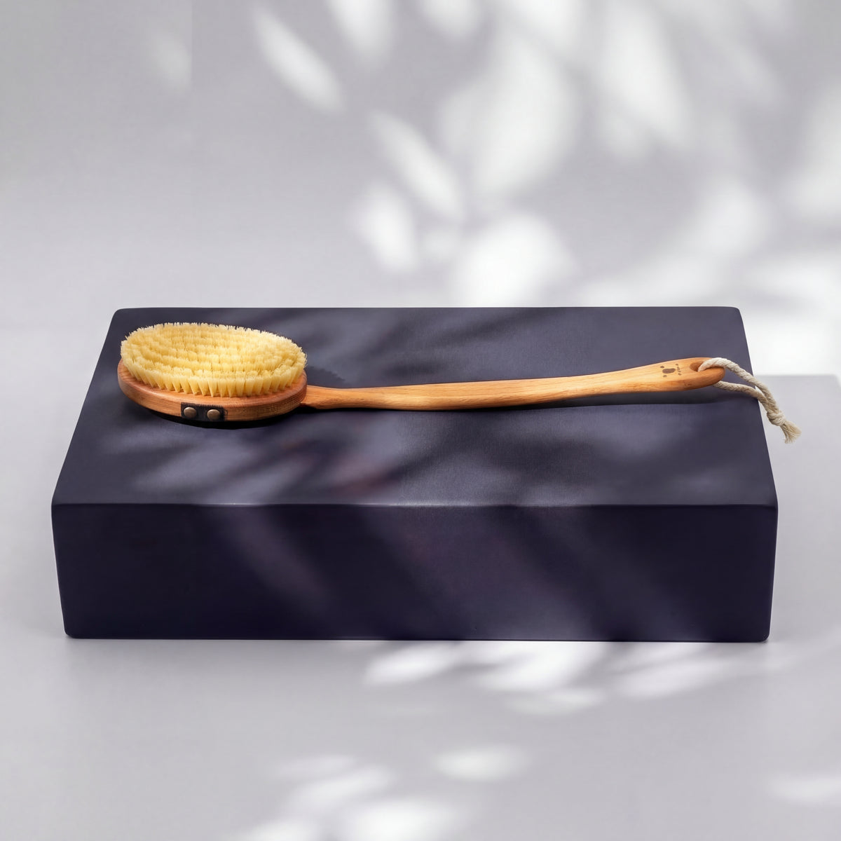 Badebürste (Schweineborsten, weich) – mit Kordel