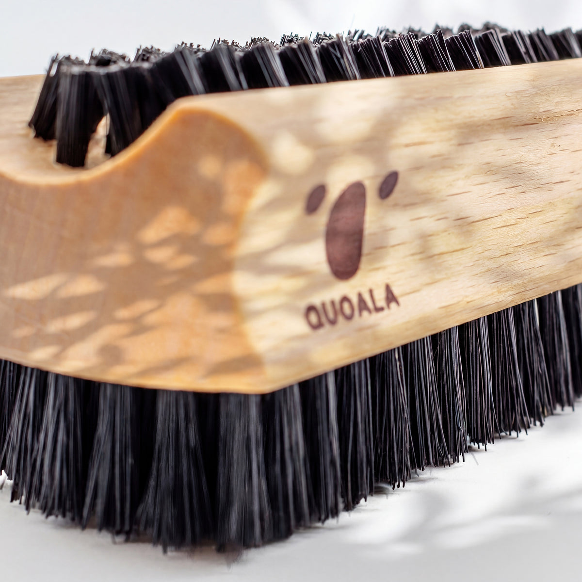 Hand & Nail Brush, Boar Bristles, Double-Sided, Medium-Firm