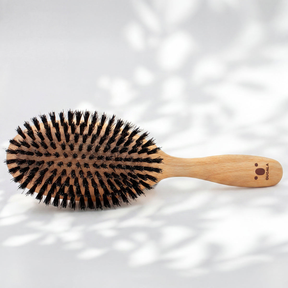 Haarbürste Wildschweinborsten, gross, mittel-fest