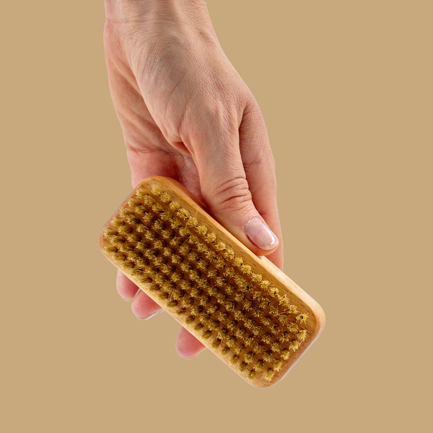 QUOALA® craftsman brush – 100% natural bristles (medium - hard - vegan optionl) – heavy-duty scrub – made in Germany & FSC certified wood