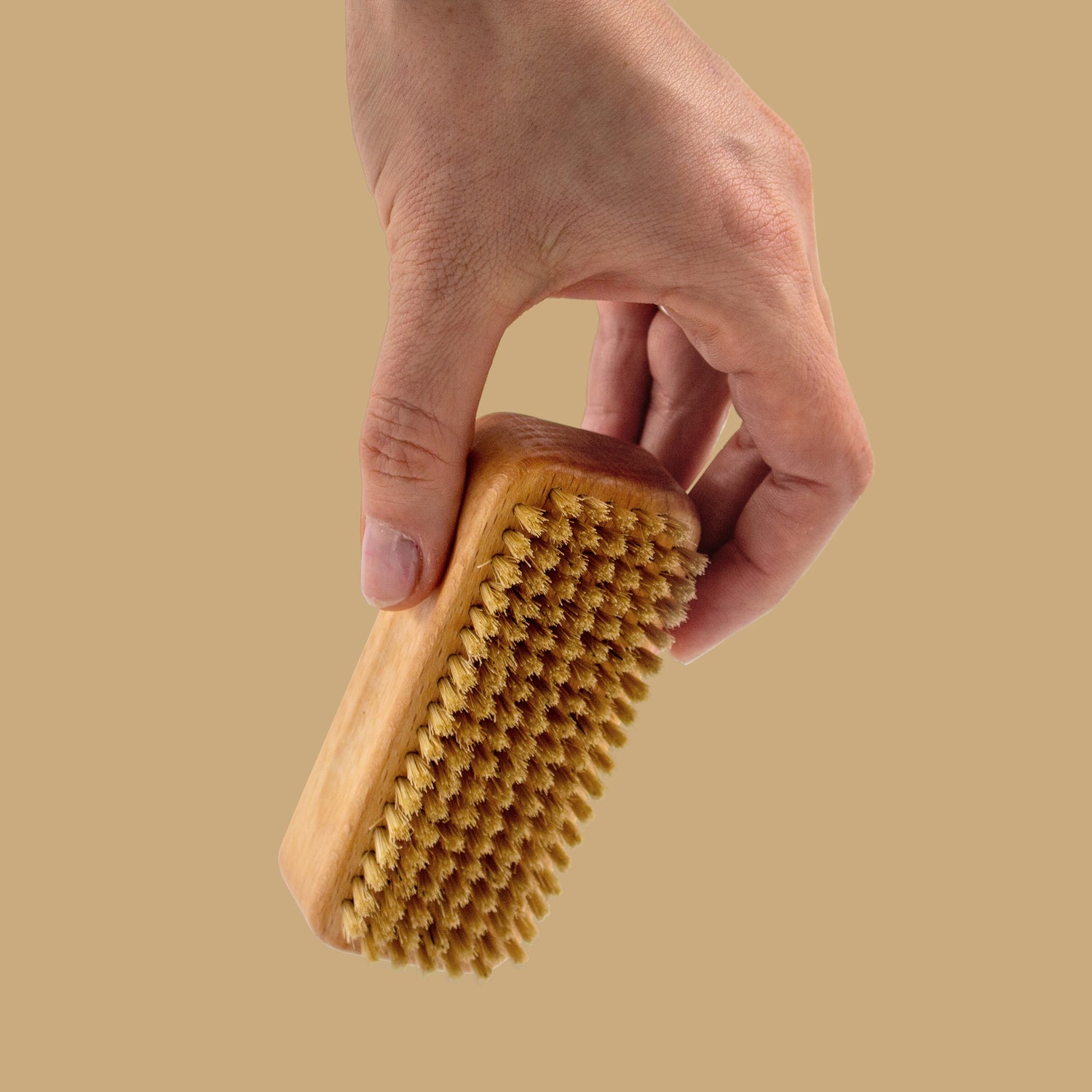 QUOALA® craftsman brush – 100% natural bristles (medium - hard - vegan optionl) – heavy-duty scrub – made in Germany & FSC certified wood