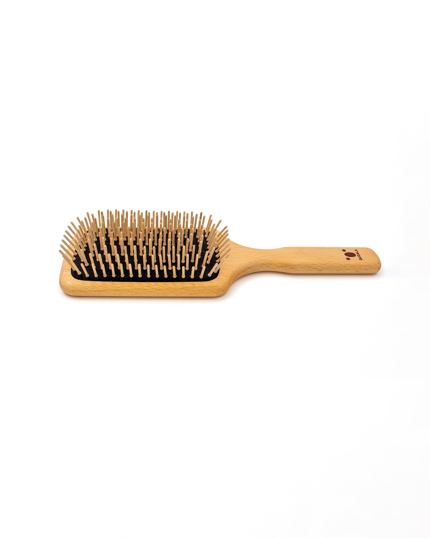 QUOALA® paddle hair brush – wooden pins (hornbeam) & air-cushion – made in Germany & FSC certified wood